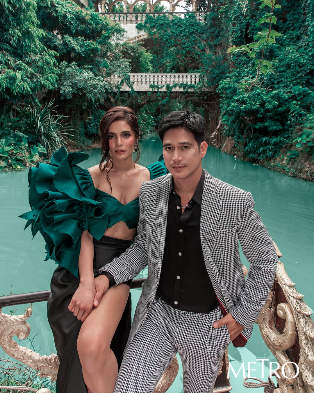 Lovi Poe and Piolo Pascual on the cover of Metro for 
